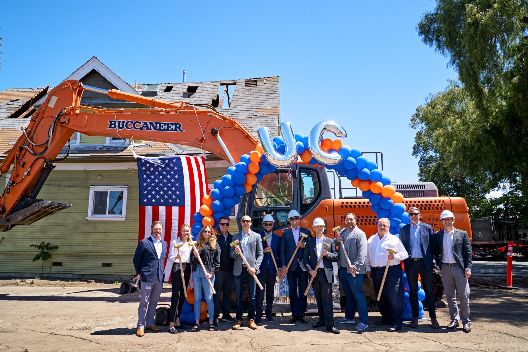 Gifford groundbreaking event at the project site in San Jose
